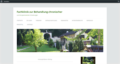 Desktop Screenshot of klinik-zimmermann.de